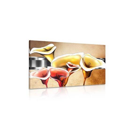 Obraz luxusné kvety kaly