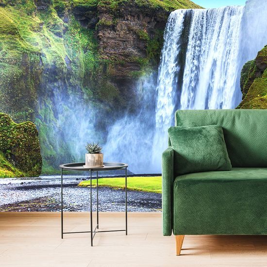 Samolepiaca fototapeta majestátny vodopád na Islande