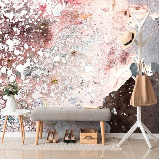 Tapeta nezvyčajná abstrakcia v jemných farbách