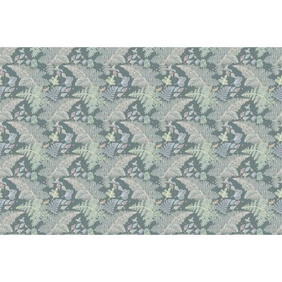 Tapeta listy paprade na zelenom pozadí