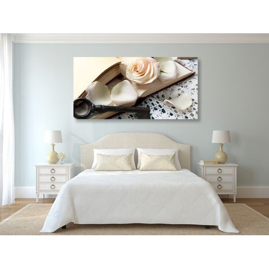 Obraz ruža a tajný kľúč