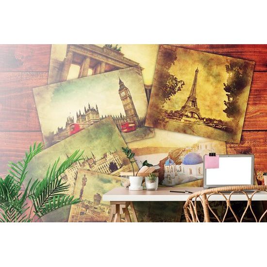 Samolepiaca tapeta pohľadnice z najkrajších miest