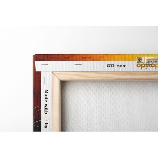 Obraz hieroglyfy a africké kvety