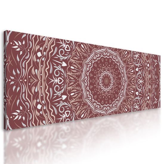 Obraz ukľudnujúca Mandala v ružovom prevedení