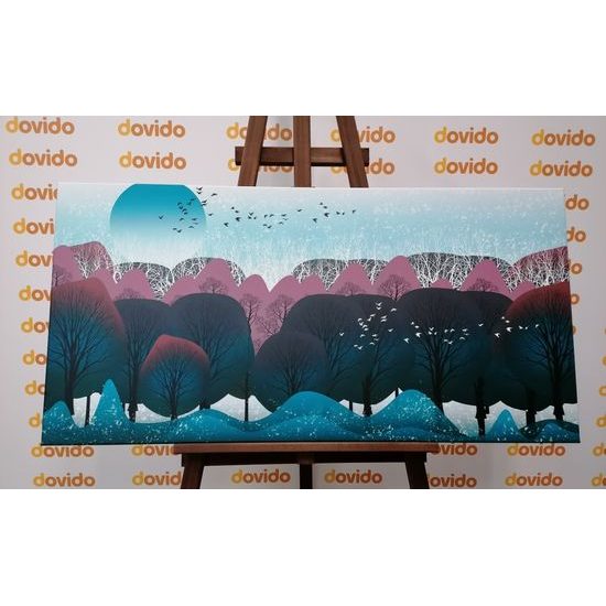 Obraz zimná krajina