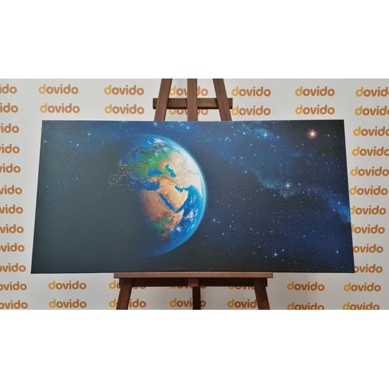 Obraz vesmírny pohľad na planétu Zem