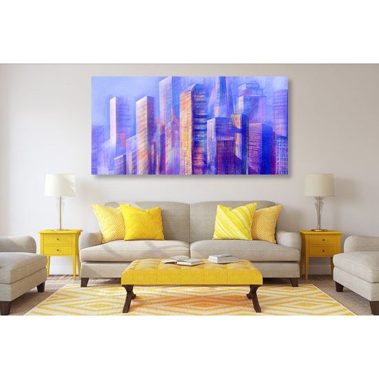 Obraz rušné veľkomesto