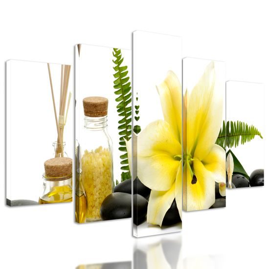 5-dielny obraz relaxačné zátišie