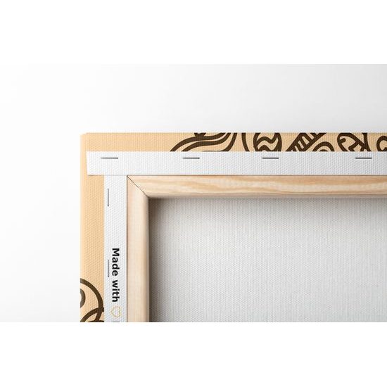 Obraz Mandala v štýle kvetov