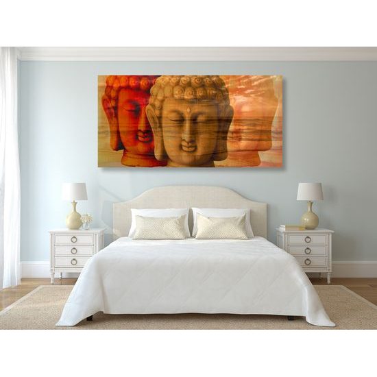 Obraz tri tváre Budhu