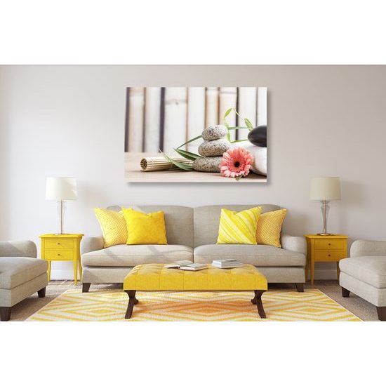 Obraz meditačné zátišie s prvkami Feng Shui