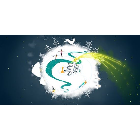 Obraz zimné radovánky