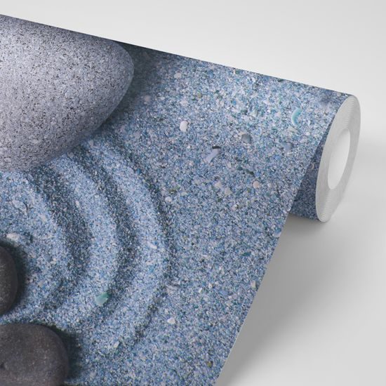 Fototapeta kamenné srdce na piesku