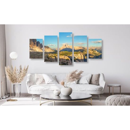 5-dielny obraz čarovný výhľad