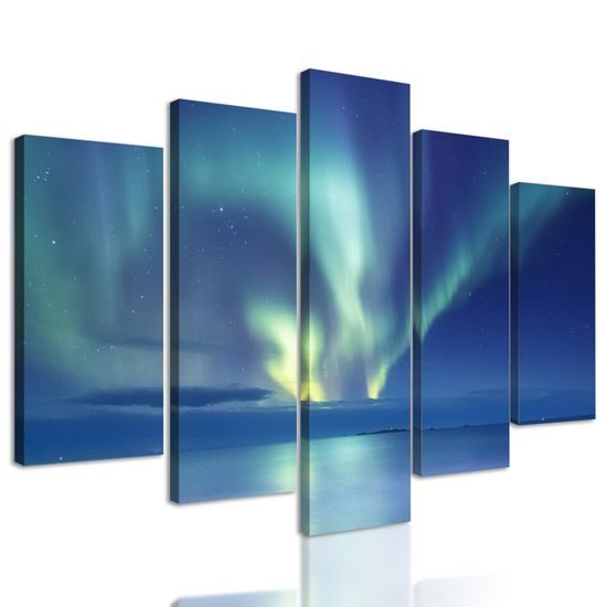 5-dielny obraz arktické prírodné divadlo