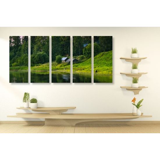 5-dielny obraz ukľudnujúca príroda