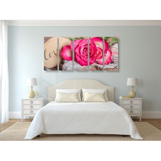 5-dielny obraz vyznanie lásky