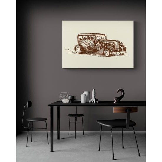 Obraz historické auto