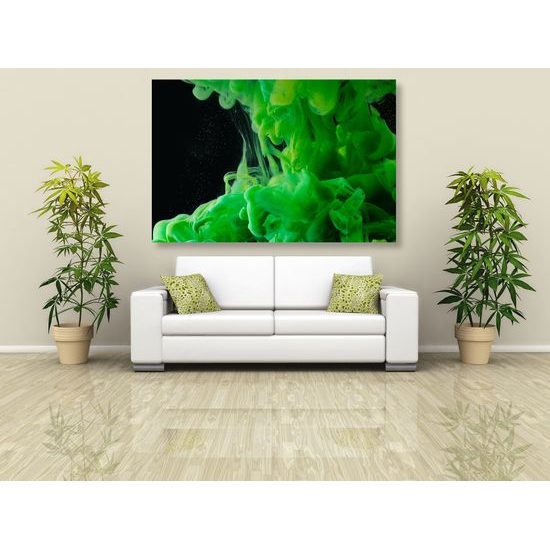Obraz zelený dym