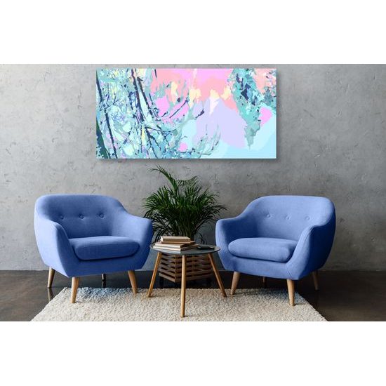 Obraz zasnežená krajina