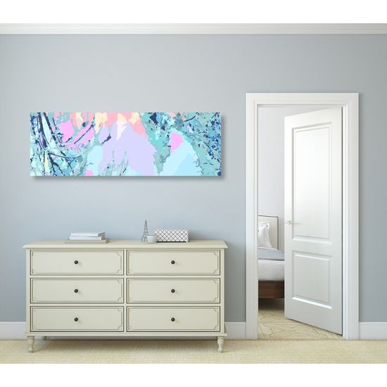 Obraz abstraktná zimná krajina