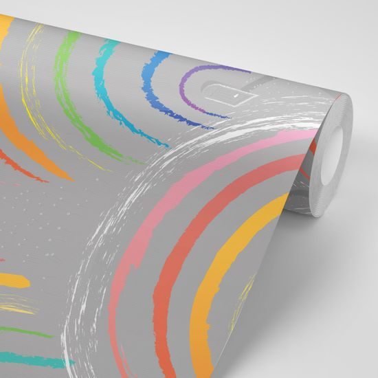 Samolepiaca tapeta roztomilé farebné dúhy