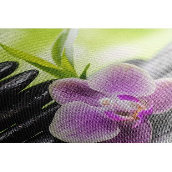 Obraz wellnes kamene v srdci prírody