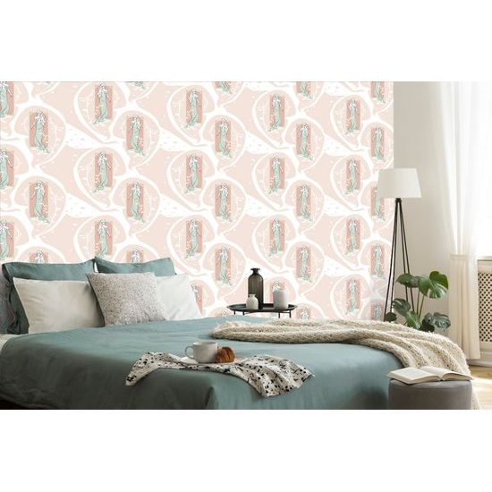 Tapeta zobrazenie nádhernej ženy v svetlom prevedení