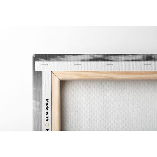 Obraz romantické Benátky v čiernobielom prevedení