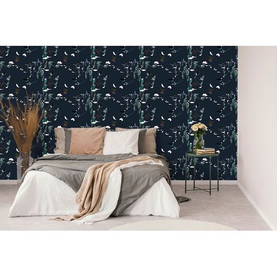 Tapeta motýle plné života v tmavom prevedení