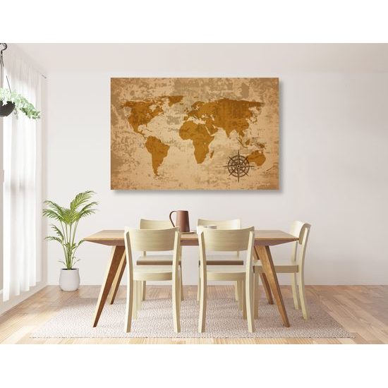 Obraz historická mapa