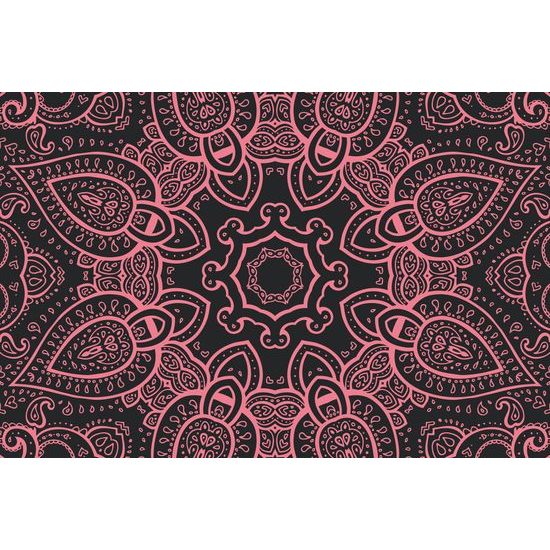 Obraz Mandala v indickom štýle v ružovom prevedení