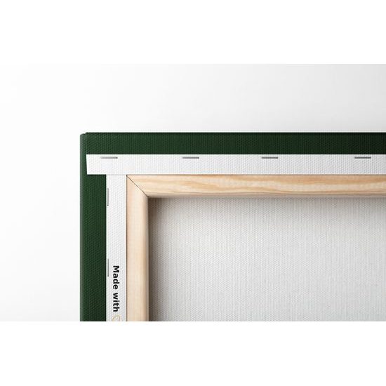 Obraz mapa štátov v zelenom prevedení