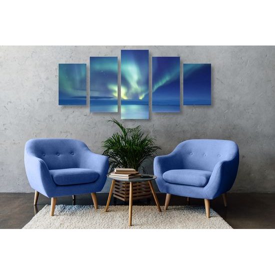 5-dielny obraz arktické prírodné divadlo