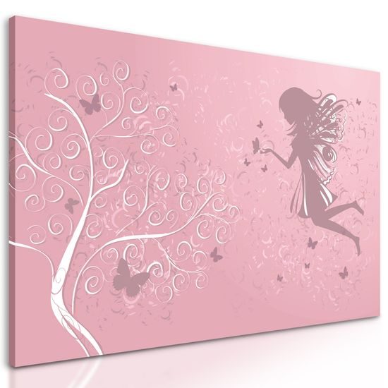 Obraz víla v krajine motýľov