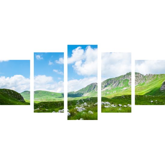 5-dielny obraz krásy prírody