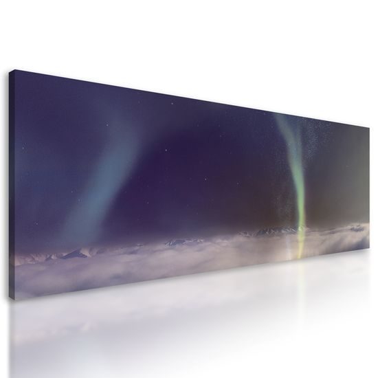 Obraz polárna žiara na oblohe