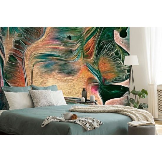 Samolepiaca tapeta abstrakcia v psychedelickom prevedení