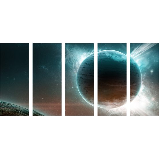 5-dielny obraz neznáma planéta