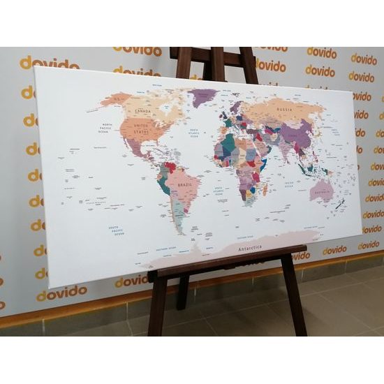 Obraz klasická mapa