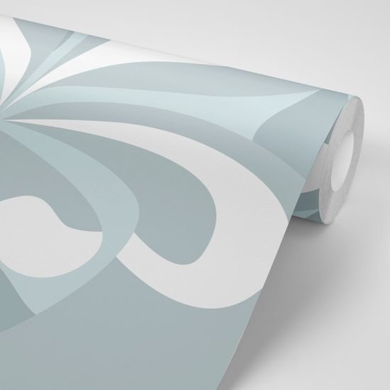 Tapeta nežná elegancia v modrých odtieňoch