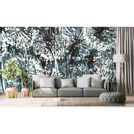 Samolepiaca tapeta minimalistická púpava