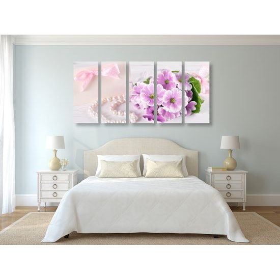 5-dielny obraz luxusné zátišie