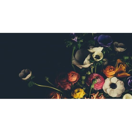 Obraz tajomná kytica kvetov
