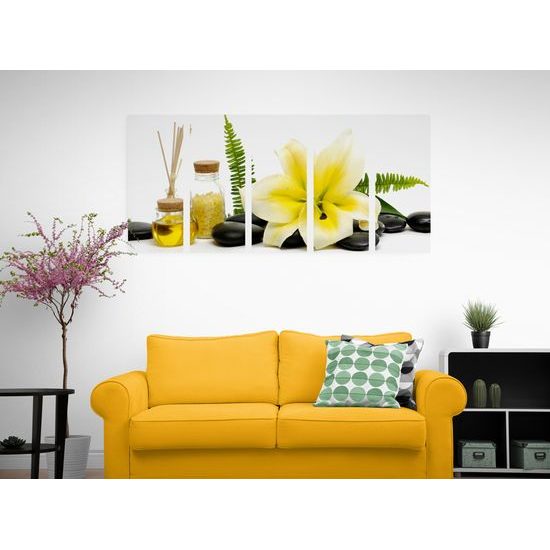 5-dielny obraz relaxačné zátišie