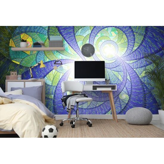 Jedinečná samolepiaca tapeta fraktálne umenie