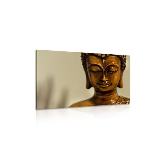 Obraz starovéká soška Budhy