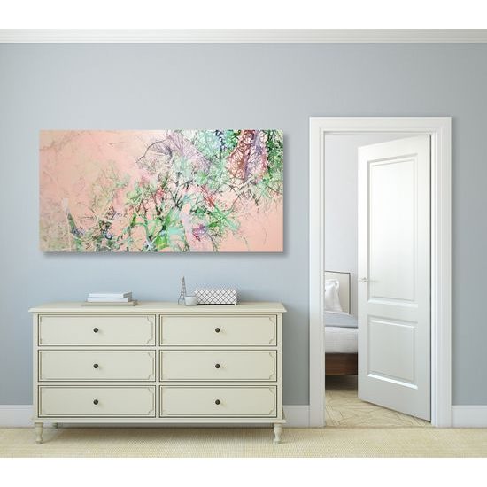 Obraz farebné konáre stromu