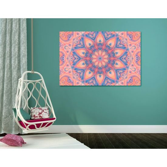 Obraz jemne ružová mandala