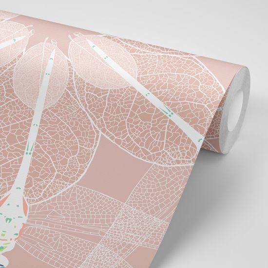 Tapeta obrazce tvorené vážkami